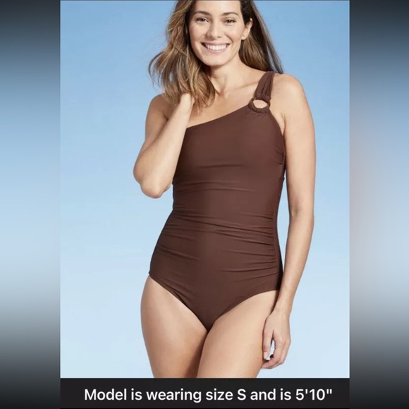 Kona Sol Brown One-Piece Swimsuit - Picture 1 of 9